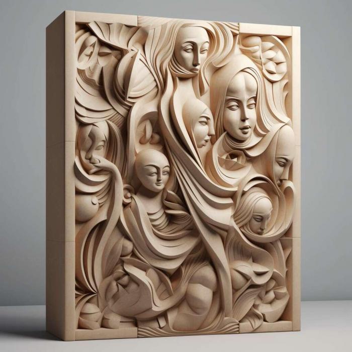 نموذج ثلاثي الأبعاد لآلة CNC 3D Art 